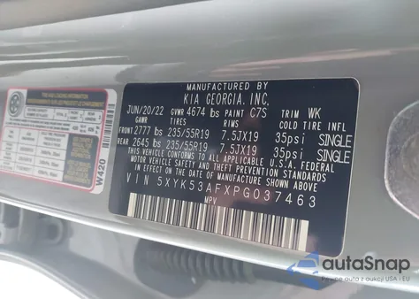 2023 Kia Sportage Sx-Prestige z USA, uszkodzony, nr VIN 5XYK53AFXPG037463